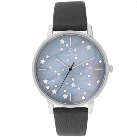Nanette Lepore Accessories - Nanette Lepore Mother Of Pearl Embellished Watch